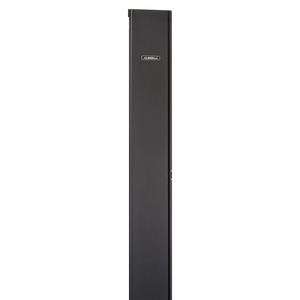 VME Series Vertical Manager, 7'Hx6"W, Cover, Black